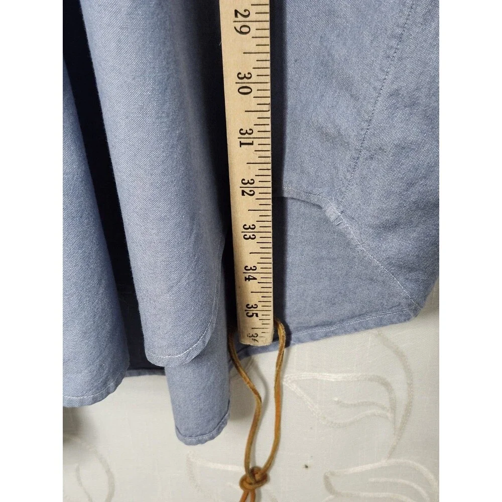 Ralph Lauren Classic Fit Blue Short Sleeve Button Up 2XLT Preppy
